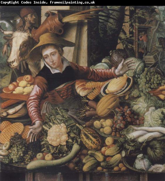 Pieter Aertsen Museums national market woman at the Gemusestand